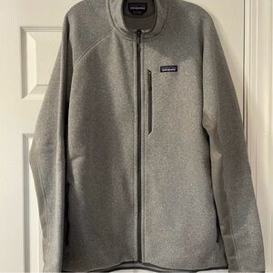 Patagonia Heather Gray Zip-Up Jacket